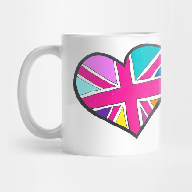 She's So Bright Union Jack Heart by lolosenese